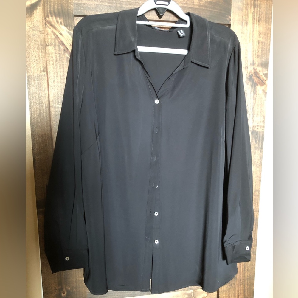 Woven blouse by Susan Graver